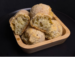 Pão de Queijo Multigrãos 60g - 1,0 Kg