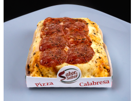 Pizza de Queijo Provolone e Milho Pre assada 1,2 Kg